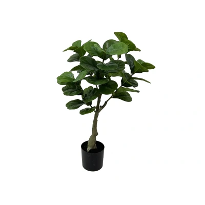 Afbeelding van Present Time Kunstplant Ficus Groen 45x45x72cm Modern