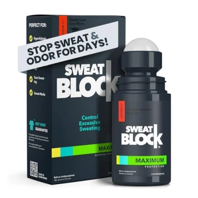 Afbeelding van SweatBlock Driboost Anti transpirant voor hyperhidrose, overmatig zweten en geur, tot 7 dagen zweetcontrole door gebruik uniseks