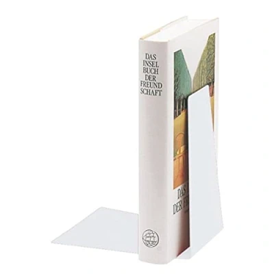 Image de LEITZ serre livres (L)125 x (H)145 (P)140 mm, blanc