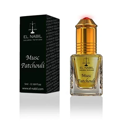Afbeelding van Musk Patchouli Parfum 5 ml El Nabil Misk Geurolie voor dames en heren