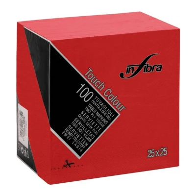 Afbeelding van Infibra Servet Rood 30x100x