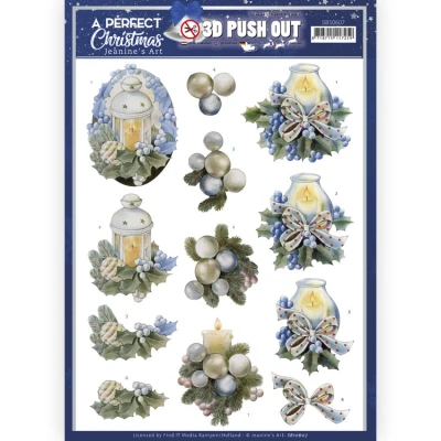 Afbeelding van 3D Push Out Jeanine&#039;s Art A Perfect Christmas Candles