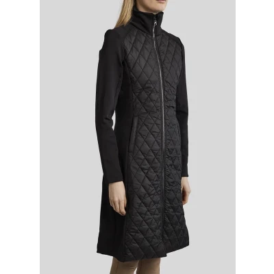 Image de Montar Blouson MoQuinn Quilted Long Marin foncé