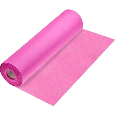 Afbeelding van 100%Mosel Tafelloper van vlies, fuchsia roze (30 cm x 25 m), decoratief tafelkleed voor verjaardagen, bruiloften en speciale gelegenheden