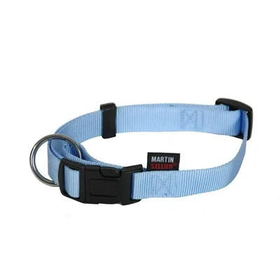 Afbeelding van Martin Sellier Halsband Basic Nylon Blauw 16 MMX30 45 CM