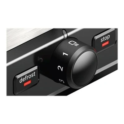 Image de Bosch DesignLine TAT5P420 Grille pain 2 tranche Emplacements inox/noir