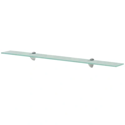 Afbeelding van Zwevend schap 90x10 cm 8 mm glas