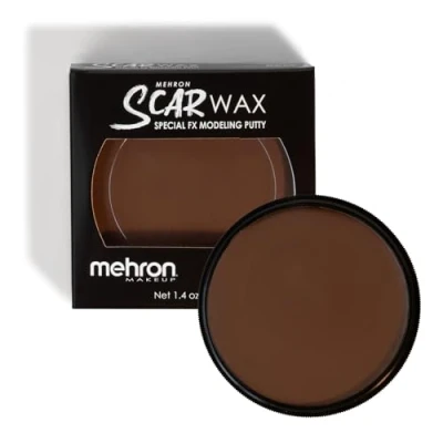 Afbeelding van Mehron Scar Wax Modelling Putty Voor het creëren van littekens snijwonden Dark