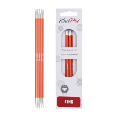 Afbeelding van KnitPro Zing Sokkennaalden 20 cm 2.75 mm