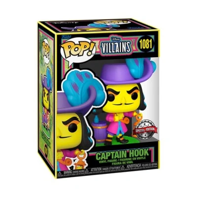Image de Figurine Funko Pop Disney Villains Hook Blacklight