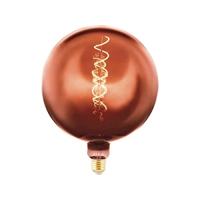 Afbeelding van LED bol G200 E27 4W 1.600K filament koper