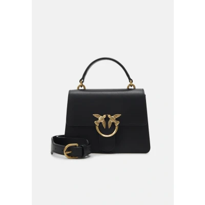 Afbeelding van Pinko LOVE TOP Handle MINI Light Schoudertas, Dames, Maat: One Size, Black