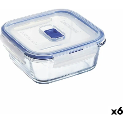 Afbeelding van Hermetische Lunchtrommel Luminarc Pure Box Active 760 ml Tweekleurig Glas (6 Stuks)