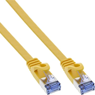 Afbeelding van InLine Patchkabel plat U/FTP (U/FTP, CAT6a, 1.50 m), Netwerkkabel