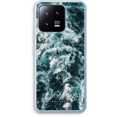 Afbeelding van Case Company® hoesje geschikt voor Xiaomi 13 Pro Zee golf Soft Cover Telefoonhoesje Bescherming aan alle Kanten en Schermrand
