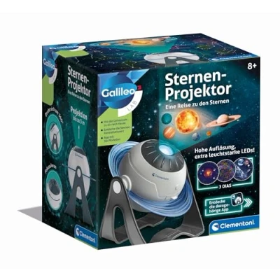 Afbeelding van Clementoni Galileo Lab 59372 sterrenprojector, om het zonnestelsel en sterrenbeelden te leren kennen, met app functies, planetarium speelgoed voor kinderen vanaf 8 jaar