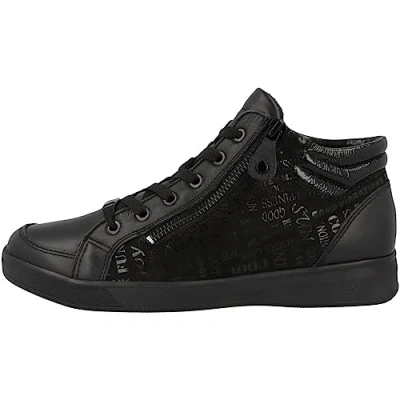Afbeelding van ara Romst Sneakers hoog, Dames, Maat: 43, Schwarz Leer