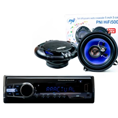 Afbeelding van PNI Clementine 8524BT, HiFi500 AK003 Autoradio 1 DIN