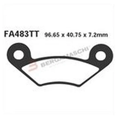 Afbeelding van EBC Brakes FA483R Remblokkenset Links voor