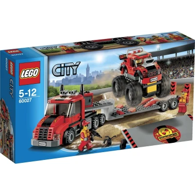 Afbeelding van LEGO City Monstertruck Transport 60027