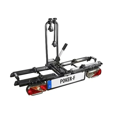 Image de EUFAB 12010LAS Porte vélo Pliable Raven pour 2 vélos