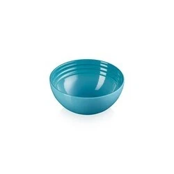 Afbeelding van Le Creuset Aardewerken Snackschaaltje In Caribbean Blue 12cm