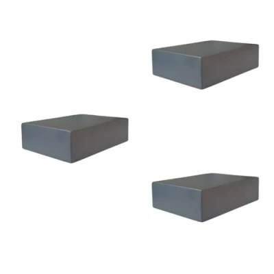 Afbeelding van Umbra Vitrine Wandrek, kleine wandplanken voor de presentatie van decoratieve objecten, antraciet, set met 3 planken