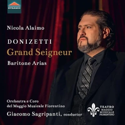 Afbeelding van Nicola Alaimo, Orchestra E Coro Del Maggio Musica Donizetti: Grand Seigneur Baritone Arias (CD)