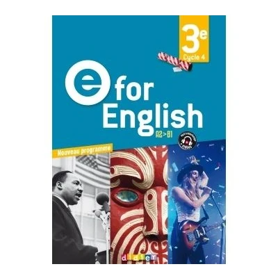 Image de E for English 3e Anglais Ed.2017 Livre de l&#039;élève