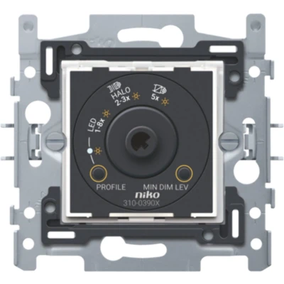 Afbeelding van Niko, universele draaiknopdimmer met CAB ontstoring, 3 300 W, 2 draads