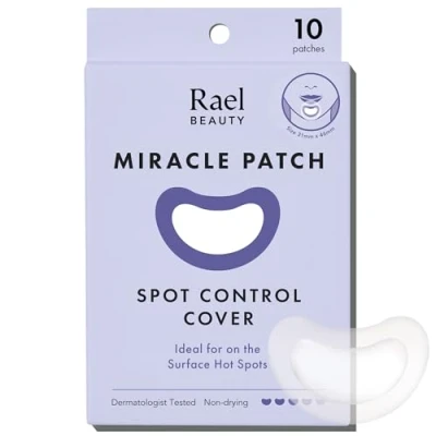 Afbeelding van Rael Grote anti puistpleister voor gezicht, neus, kin en wang, acne, puistpleisters, Koreaanse huidverzorging, hydrocolloïden, extra afdekking (10 pleisters)