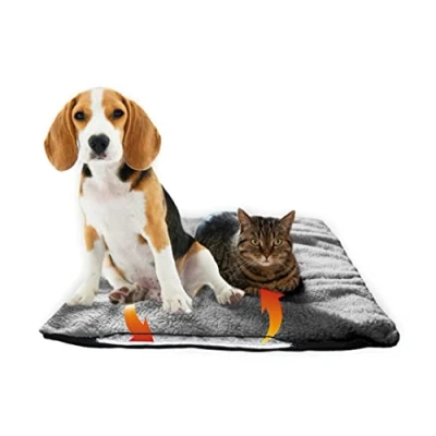Afbeelding van Elektrische deken voor katten, 60 x 40 cm, zelfverwarmende wasbaar en knettervrij, warmtedeken verwarmingsmat kat