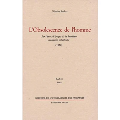 Afbeelding van L&#039;OBSOLESCENCE DE L&#039;HOMME