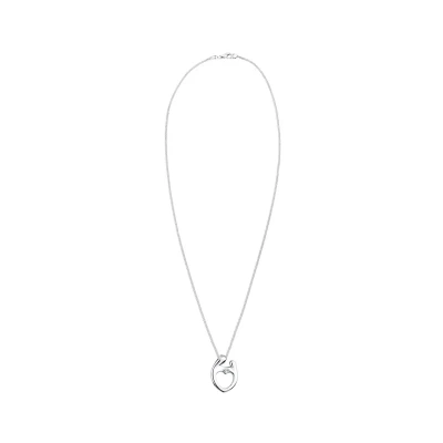 Afbeelding van Elli Muttertag Kristalle Ketting, Dames, Maat: 45, Silber