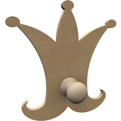 Afbeelding van Gomille MDF Figuur Kapstok Kroon