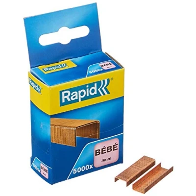 Image de RAPID Lot de 3 x 5000 Agrafes Cuivrée