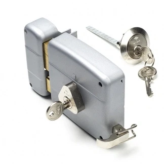 Afbeelding van Oplegslot AXA (DIN rechts, Aluminium, Losse buitencilinder)
