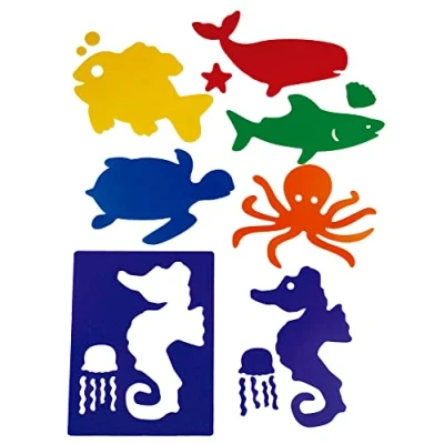 Afbeelding van Stencils zeedieren (6)