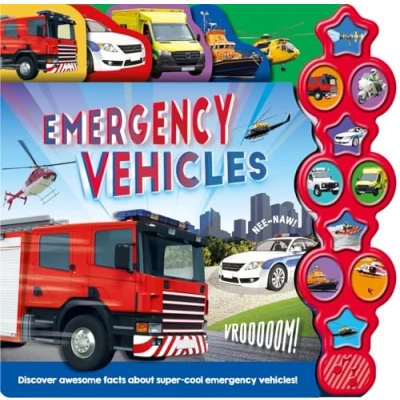 Afbeelding van My First Tabbed Sound Book Emergency Vehicles