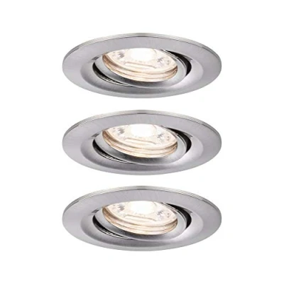 Afbeelding van Paulmann 92973 EBL Nova mini Plus Coin LED inbouwlamp Set van 3 stuks 4.20 W IJzer