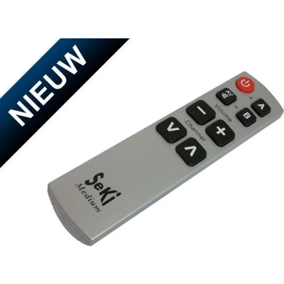 Afbeelding van SeKi afstandsbediening medium zilver