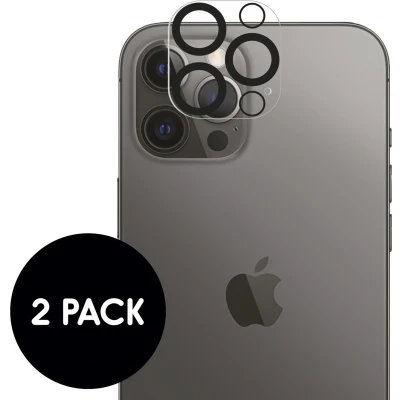Afbeelding van iMoshion Camera Lens Screen Protector Geschikt voor iPhone 12 Pro Max Glas 2 Pack transparant