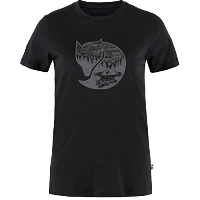 Afbeelding van Abisko Wool Fox Shirt Dames Black Iron Grey 990 L Zwart Outdoor