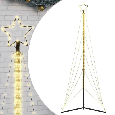 Afbeelding van vidaXL Kerstboomverlichting 525 warmwitte LED&#039;s 302 cm