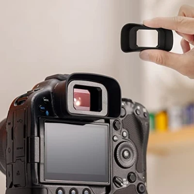 Afbeelding van KIWIFOTOS ER h Zachte zoeker oogschelp voor Canon EOS R3 Camera, vervangt he oculair, vizierbeschermer accessoire