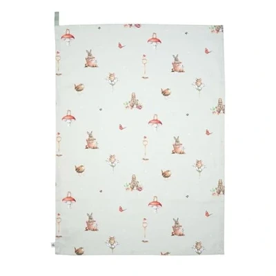 Afbeelding van Theedoek Wrendale &#039;Garden Friends&#039; Garden Animal Tea Towel Theedoeken Designs