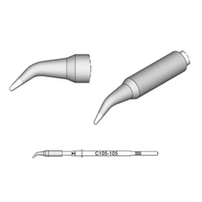 Afbeelding van JBC Tools soldeerpunt Recht Grootte 0.1 mm Lengte soldeerpunt: 5 Inhoud: 1 stuk(s)