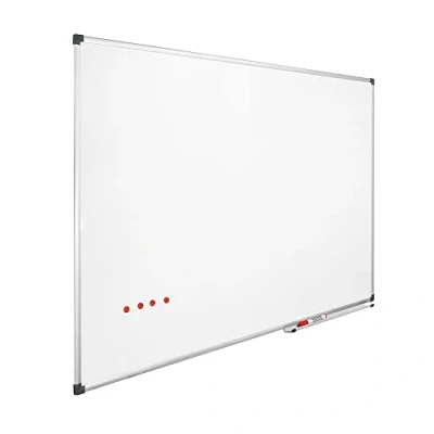Afbeelding van Whiteboard 120x240 cm Magnetisch Gelakt staal met Montagemateriaal