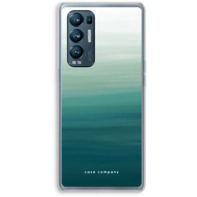 Afbeelding van Case Company® hoesje geschikt voor Oppo Find X3 Neo Ocean Soft Cover Telefoonhoesje Bescherming aan alle Kanten en Schermrand