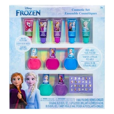 Afbeelding van Disney Frozen 2 Make upset voor kinderen upkit meisjes bevat lipgloss, nagellak en meer, geschikt vanaf 3 jaar ouder door Townley Girl